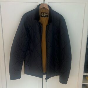 Barbour Powell Jacket, Size XL in Navy Blue